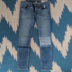 Rag and bone tomboy capri sz25